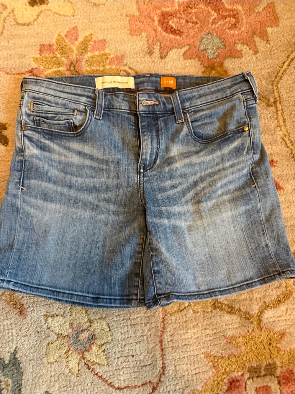 Pilcro Light Blue Denim Jean Shorts